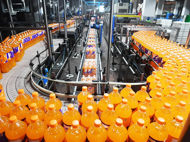 Carbonated beverage filling line