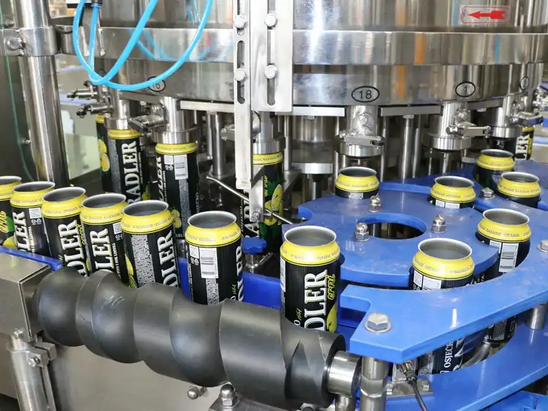 carbonated can filling machine