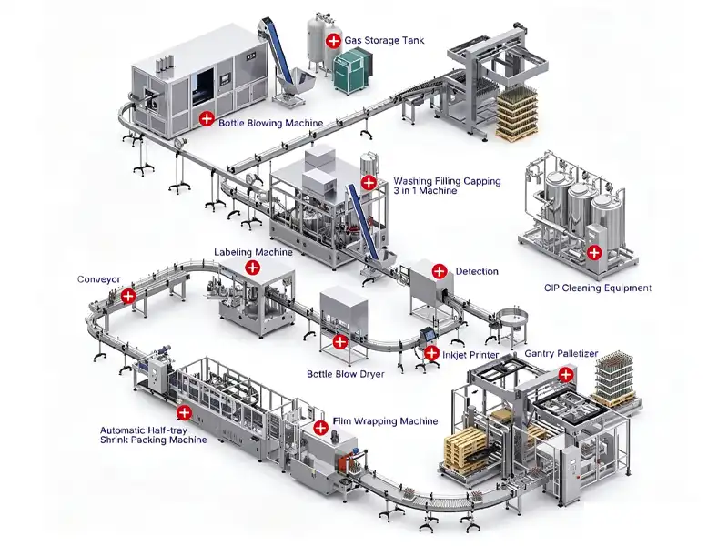 carbonated drink production line