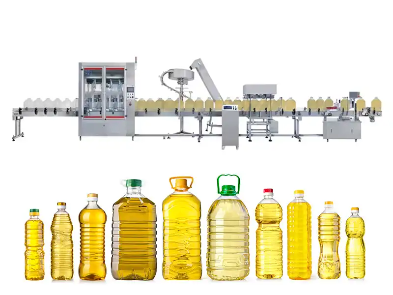 edible oil filling production line