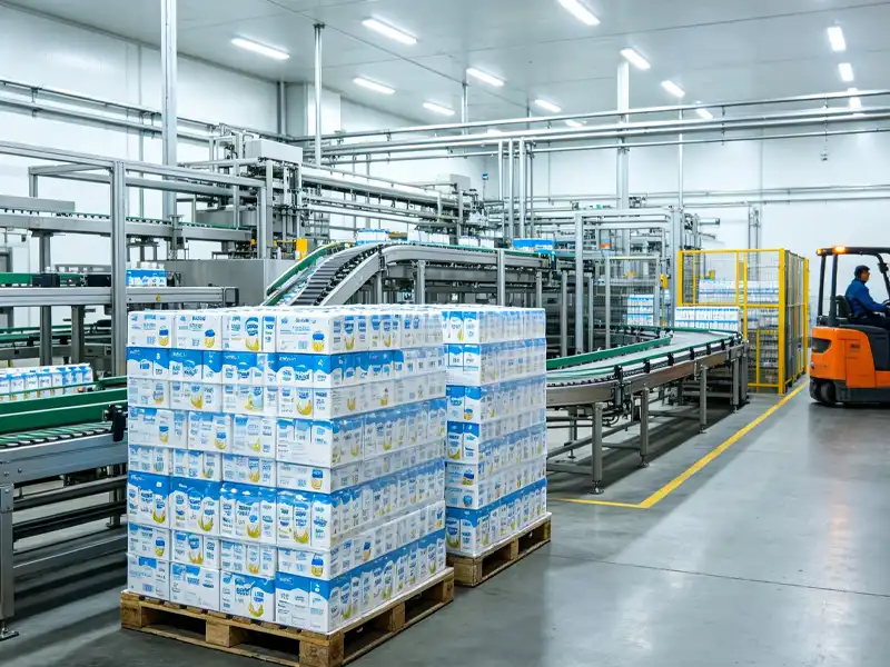 milk production line
