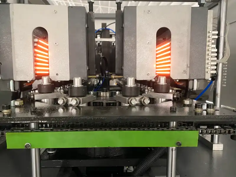 semi auto bottle blowing machine