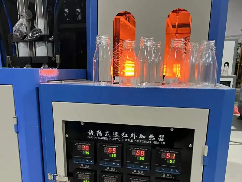 semi auto bottle blowing machine