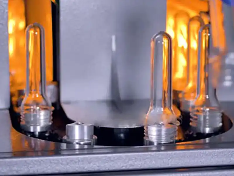 semi auto bottle blowing machine